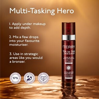 tea to tan faces and body bronzing