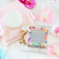 faces private reserve buffer black orchid body wash infused spongette  7 uses