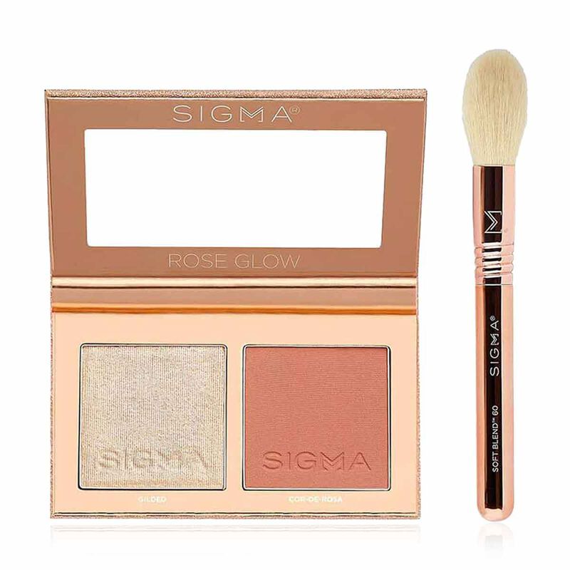 سيجما بيوتي مجموعة بلاشر وهايلايتر روز جلو تشيك دو