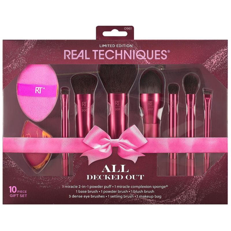 real techniques all decked out bag set