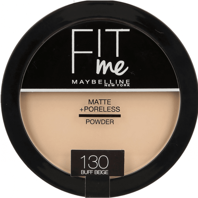 maybelline new york fit me matte & poreless powder  130 buff beige
