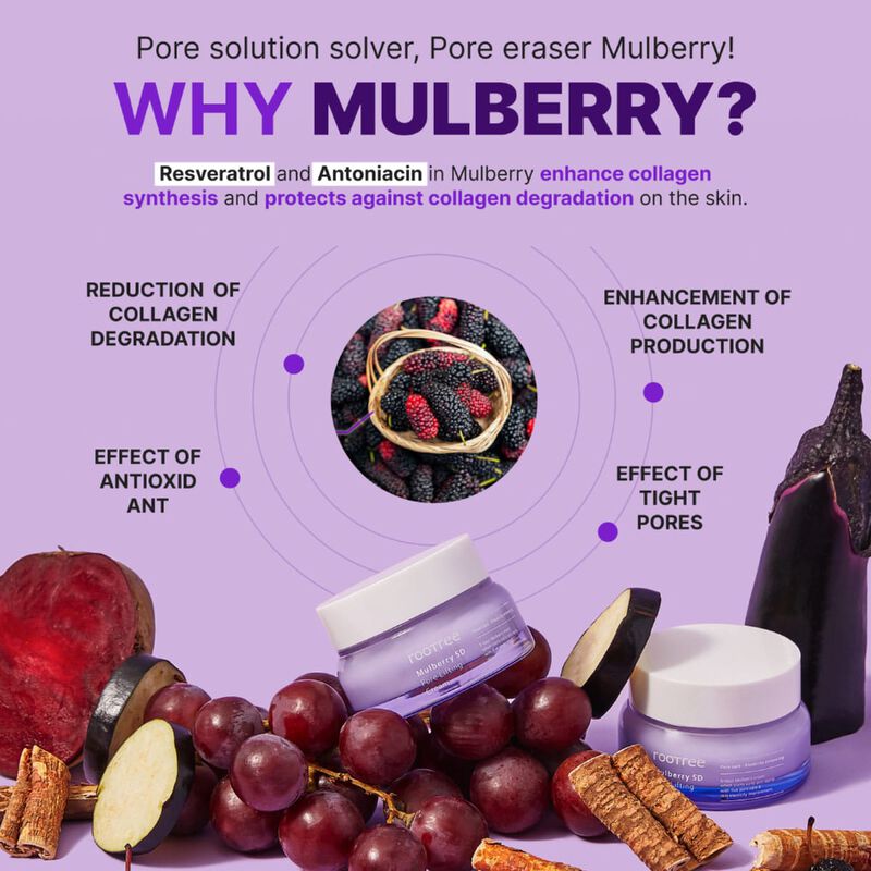 rootree mulberry 5d pore lifting cream