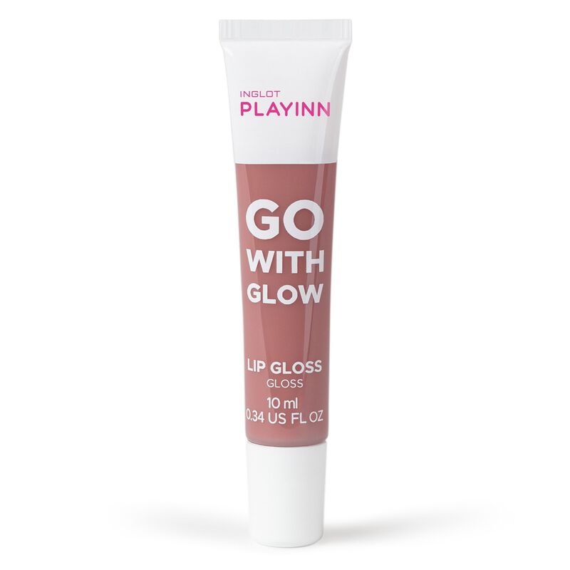 انغلوت inglot playinn go with glow lip gloss go with pink 23