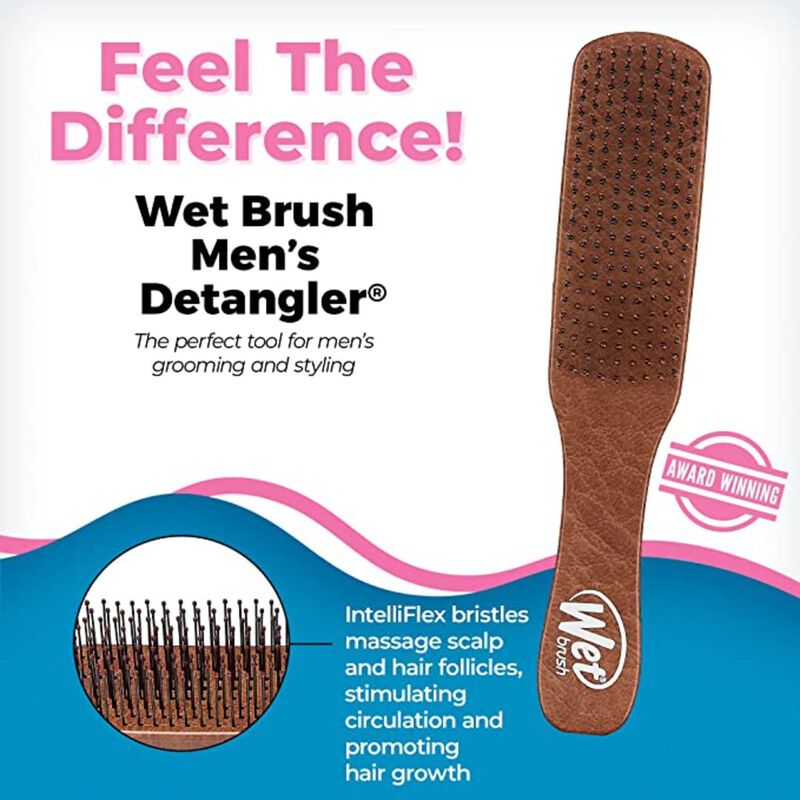 وت براش فرشاة فك تشابك الشعر للرجال من ويت براش ، بني