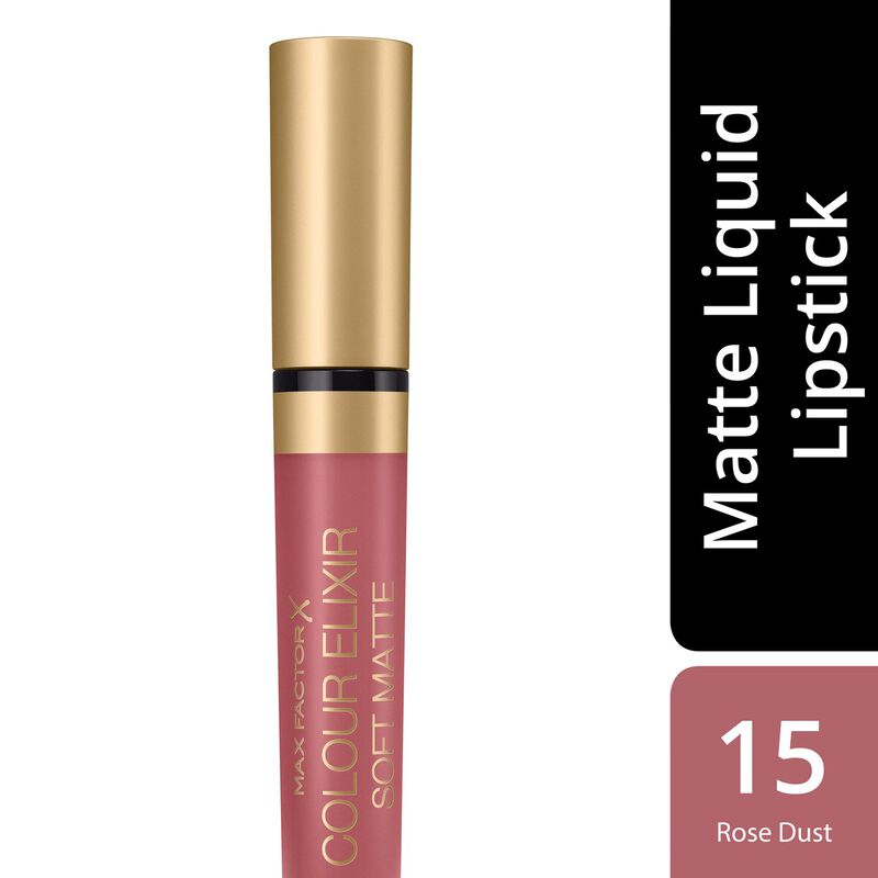 max factor colour elixir soft matte lipstick 015 rose dust