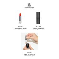 faces علبة أحمر الشفاه من الجلد الفاخر وقابلة لإعادة الملء