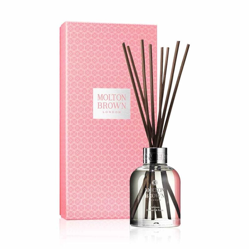 molton brown home diffuser rhubarb & rose aroma reeds 150ml