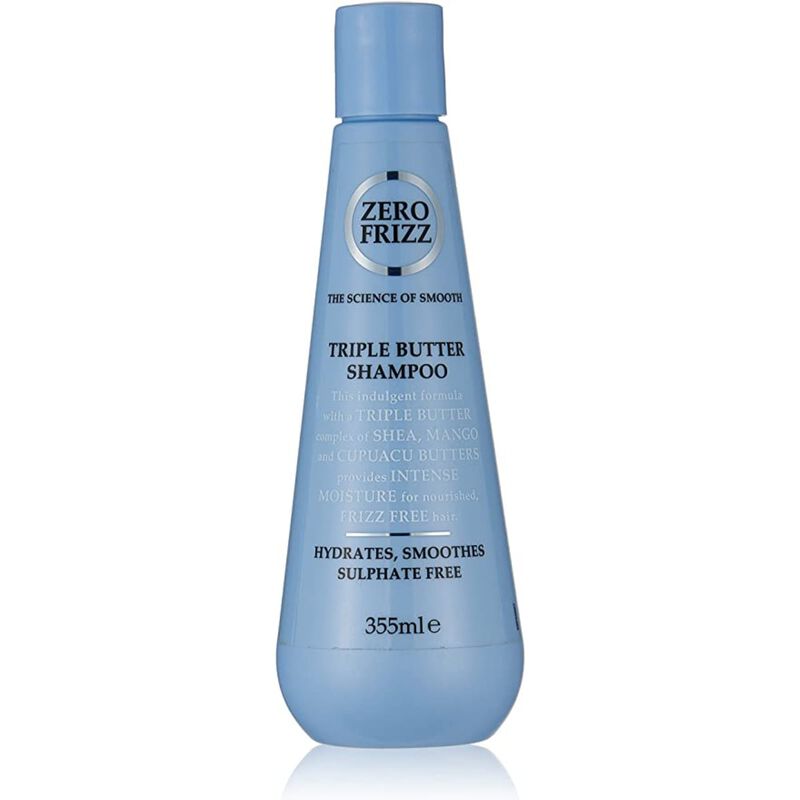 zero frizz triple butter shampoo