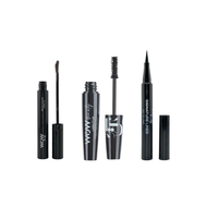 Mini Signature Liner x Brow Shape Eyebrow (Brown) x Lash it up Mascara faces mini signature liner x brow shape eyebrow brown x lash it up mascara