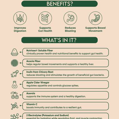 faces gut health drink mix guava flavor   x15 sachets