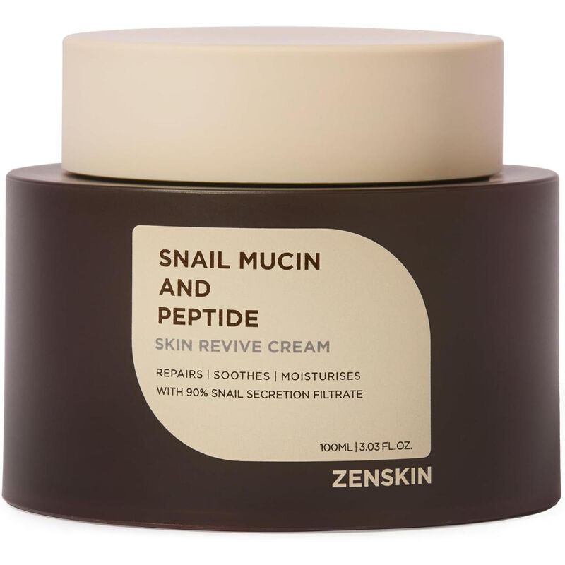 zenskin snail mucin and peptide skin revive cream