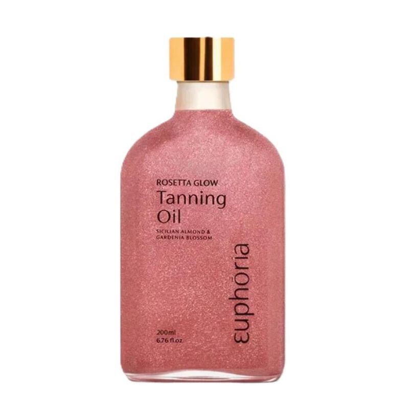euphoria tanning oil pink rosetta