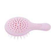 Mini Superbrush Compact Silicon Hairbrush Rose faces mini superbrush compact silicon hairbrush rose