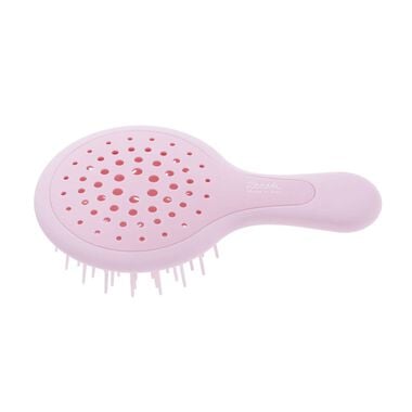 Mini Superbrush Compact Silicon Hairbrush Rose faces mini superbrush compact silicon hairbrush rose