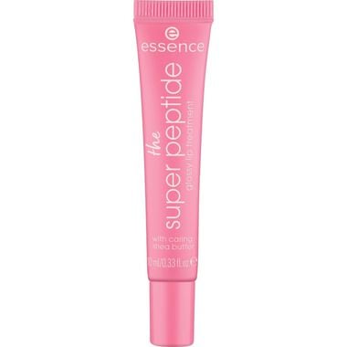 The Super Peptide Glossy Lip Treatment faces the super peptide glossy lip treatment