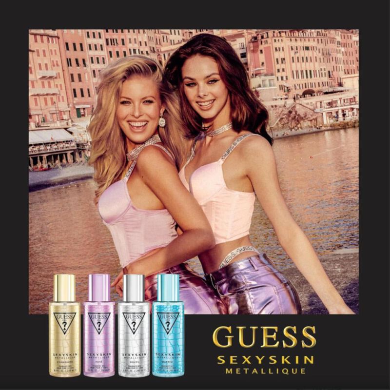 guess sexy skin metallique rose