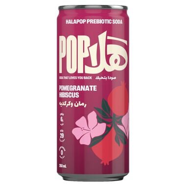faces prebiotic soda pomegranate hibiscus
