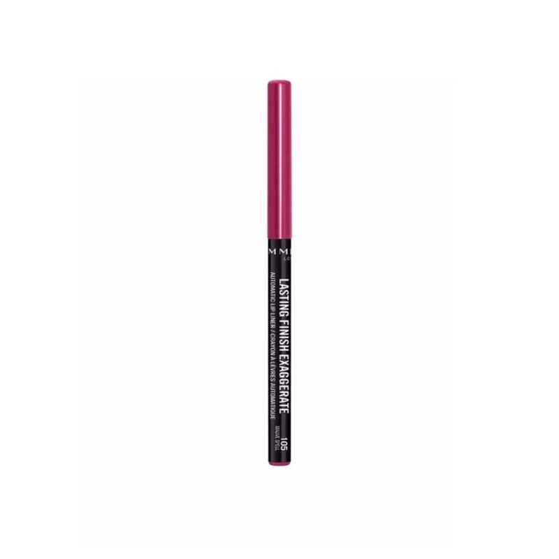 rimmel lip liner lasting finish exaggerate 105: mauve spell