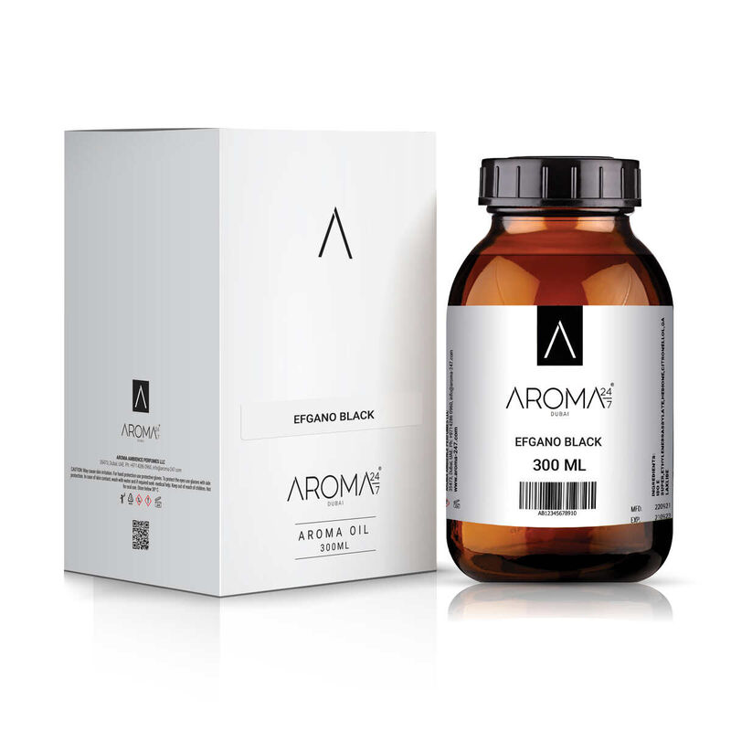 aroma 24/7 oil for scent diffusers efgano black