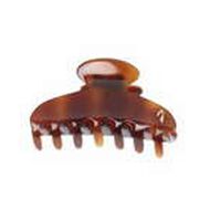 Hair Clip - Brown faces hair clip brown