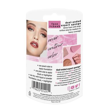 faces dual ended expert sponge