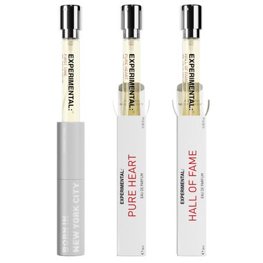 faces travel set   pure heart   hall of fame   first time