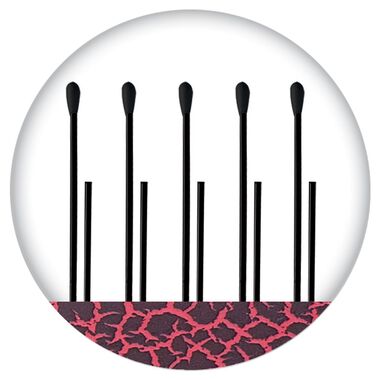 faces iblend hair brush teal 717 ib2