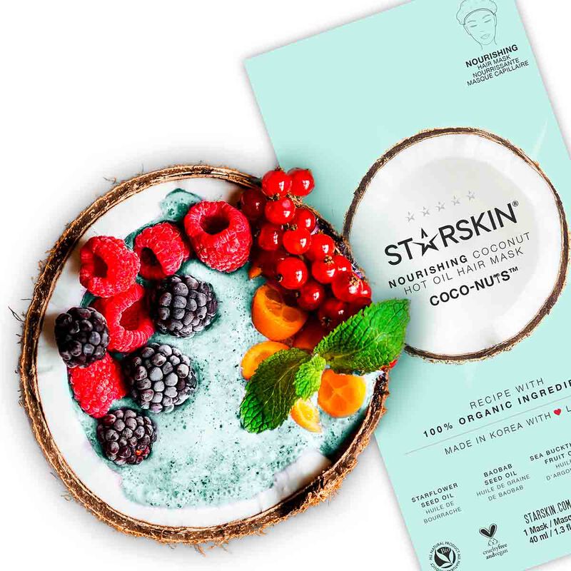 starskin coconuts nourishing hot oil hair mask