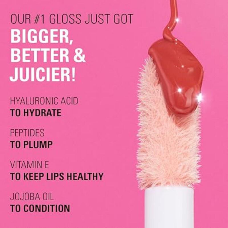 revolution beauty london pout bomb plumping gloss kiss nude