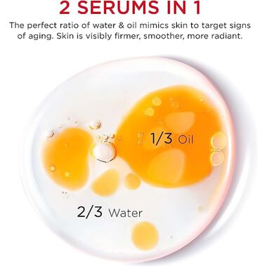 faces double serum light texture