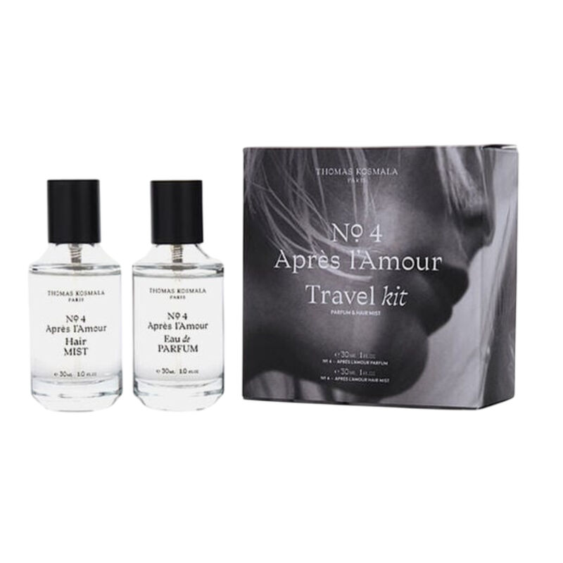 thomas kosmala apres l'amour travel kit pafum and hair mist