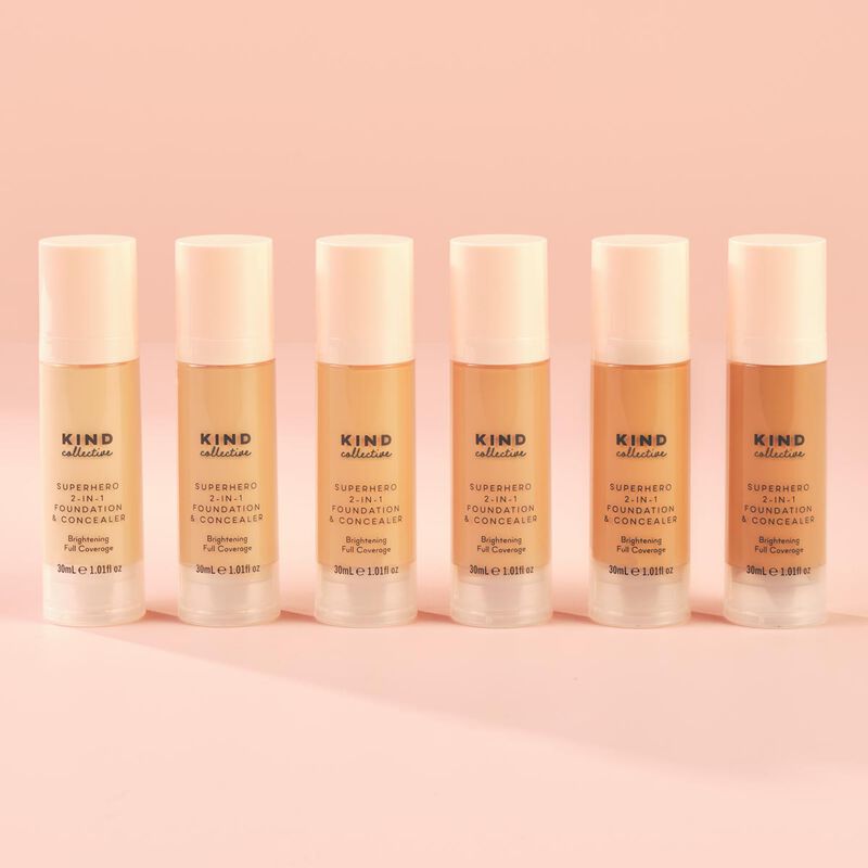 the kind collective superhero 2 in 1 foundation and concealer