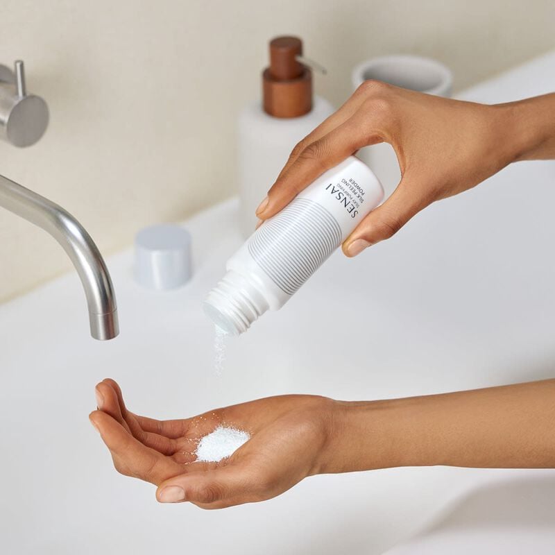 sensai silky purifying silk peeling powder