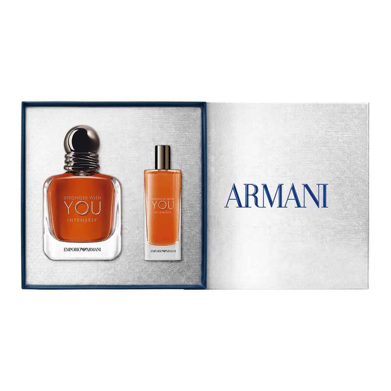 armani beauty stronger with you intensely gift set