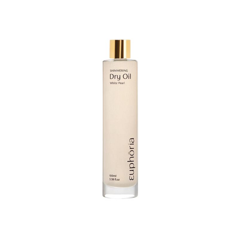 euphoria dry body oil white pearl