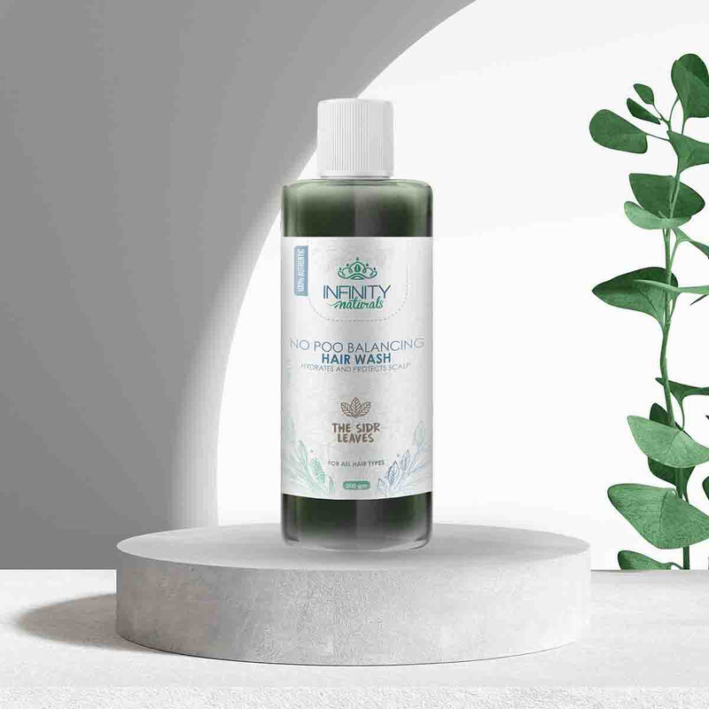 infinity natural infinity naturals no poo balancing hair wash sider leaves