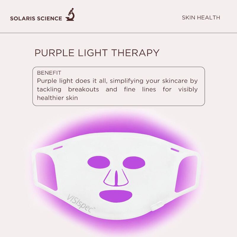 solaris laboratories ny pro therapy visispec led silicone mask