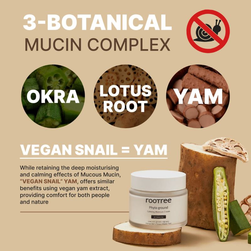 rootree phyto ground calming moisture cream