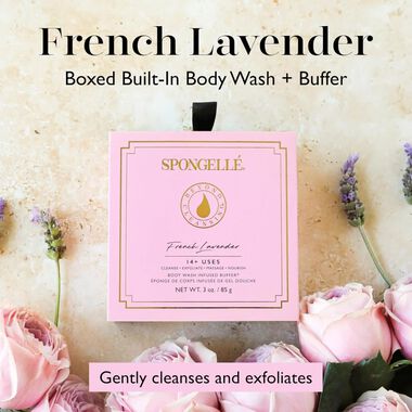Daisy Collection French Lavender Body Wash Infused Flower Buffer (14+uses) faces daisy collection french lavender body wash infused flower buffer 14 uses