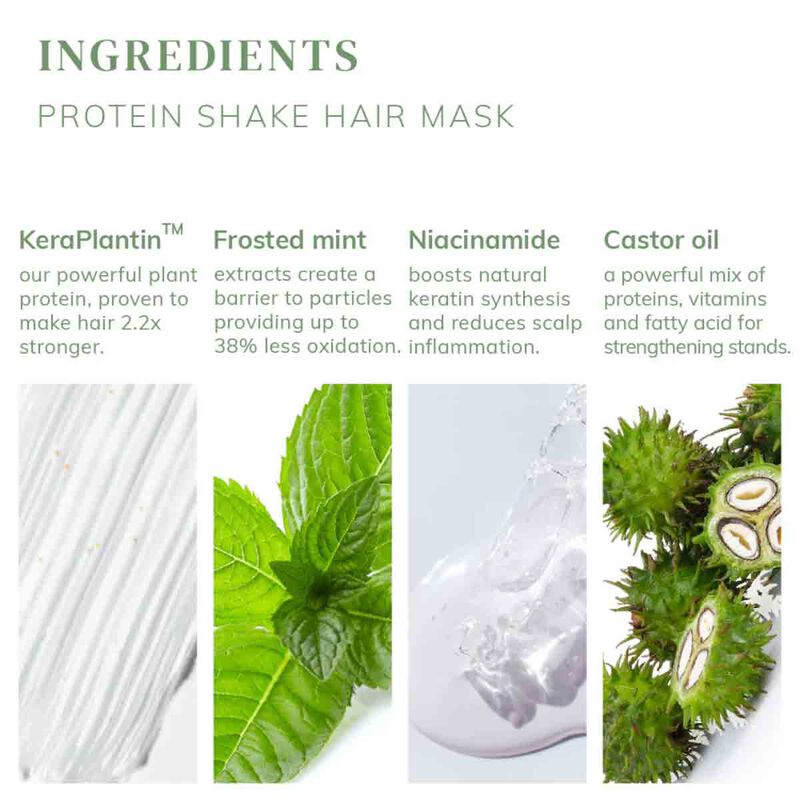 abyssian protein shake hair mask