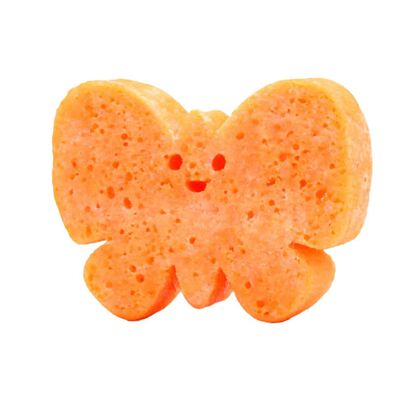 Essentials Strawberry Cream Butterfly Body Wash Infused Buffer (multi Use)