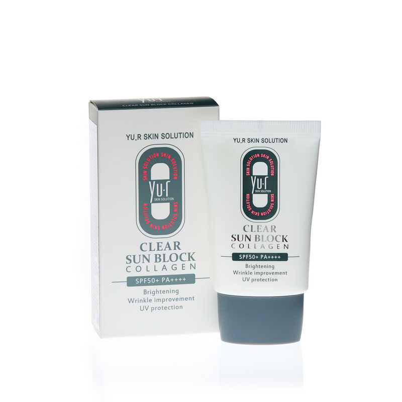 Clear Sun Block Collagen