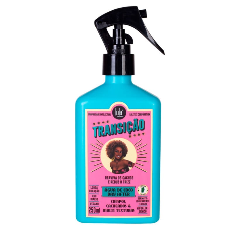 Transicao Coconut Water Spray Natural Texture Regainer For Coily & Curly Hair