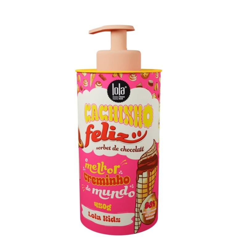 Cachinho Feliz Curl Styling Cream For Kids - Chocolate Sorbet