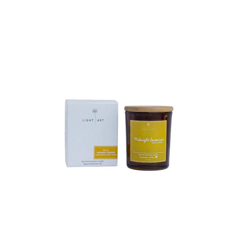 Midnight Jasmine Scented Candle Jar