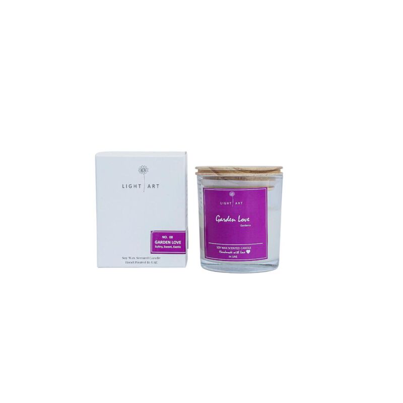 Garden Love Scented Candle Jar