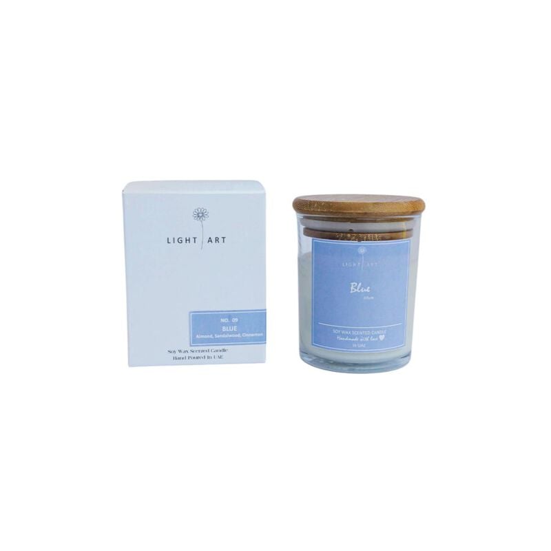Blue Scented Candles Jar