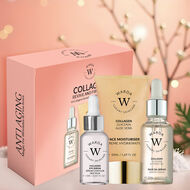 faces collagenskin lifter boost oil serum 30ml   skin lifter boost collagen moisturiser 50ml   skin lifter boost collagen eye serum 15ml