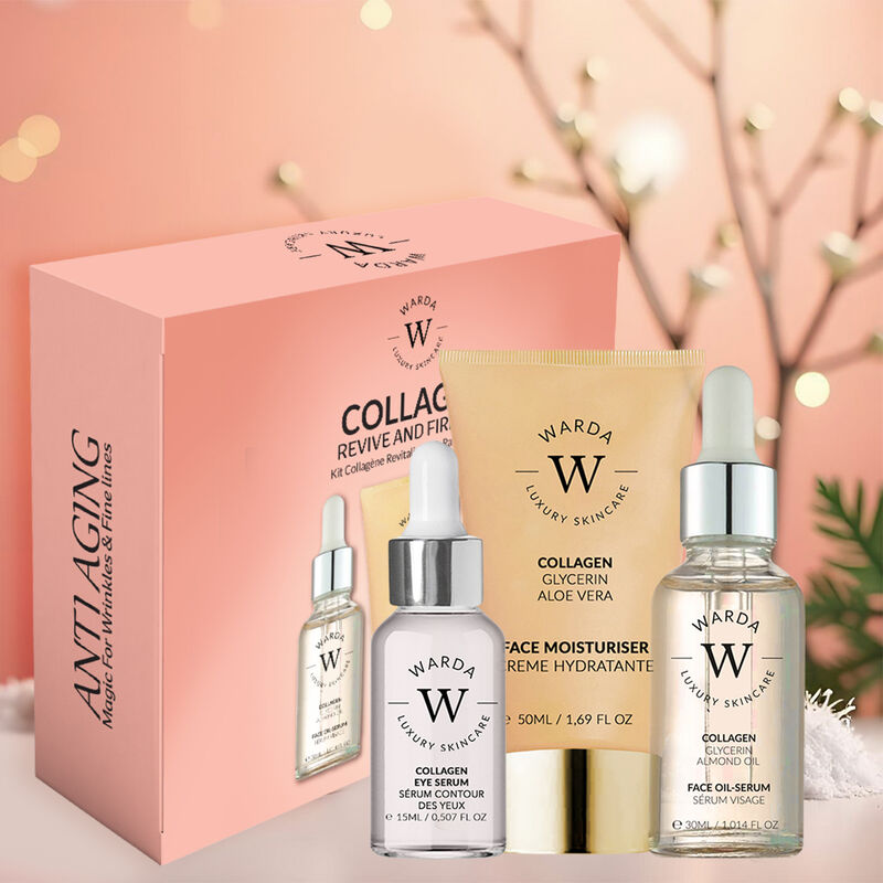 erthskin london collagenskin lifter boost oil serum 30ml + skin lifter boost collagen moisturiser 50ml + skin lifter boost collagen eye serum 15ml