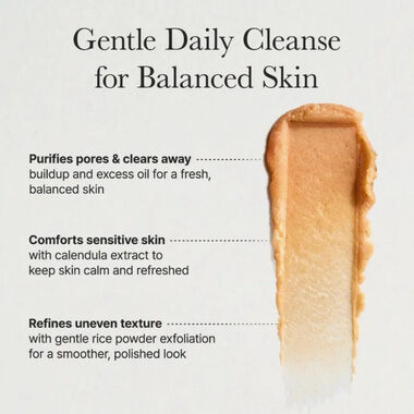 faces calendula rice mochi cleanser